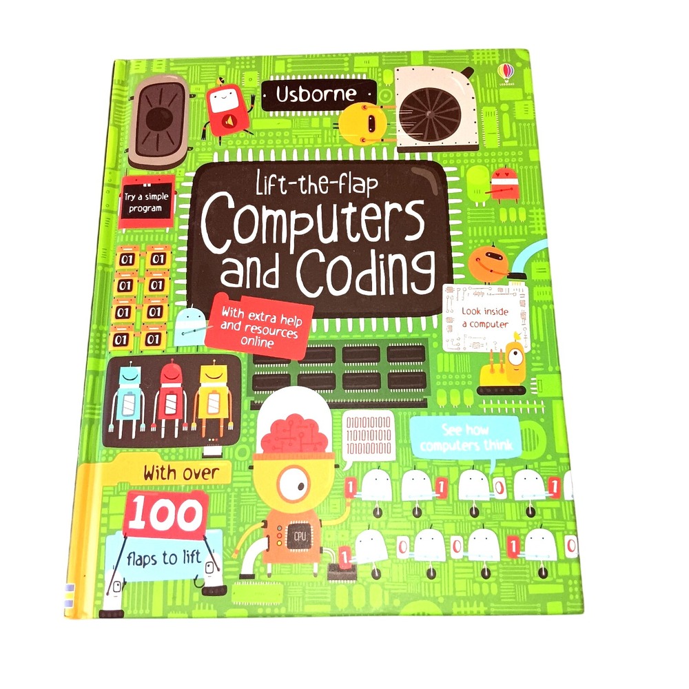 Usborne Lift-the-Flap Computers and Coding STEM Education 100 Flaps to Lift HC‎